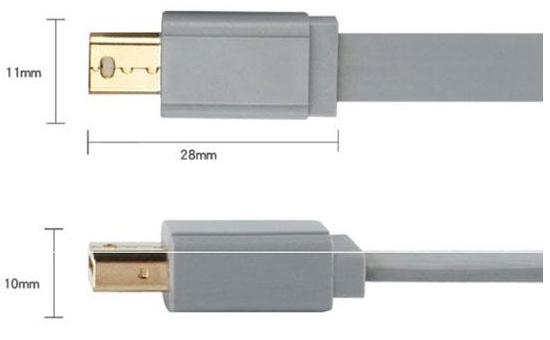 DisplayPort Cable 1.2, Mini DP Cable