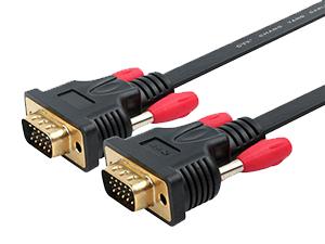15-Pin VGA Cable, Flat Cable for Computer and TV