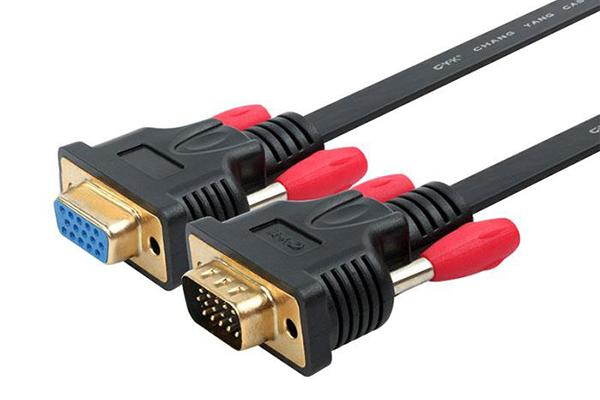 15-Pin VGA Cable, Flat Extension Cable