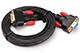 15-Pin VGA Cable, Flat Extension Cable